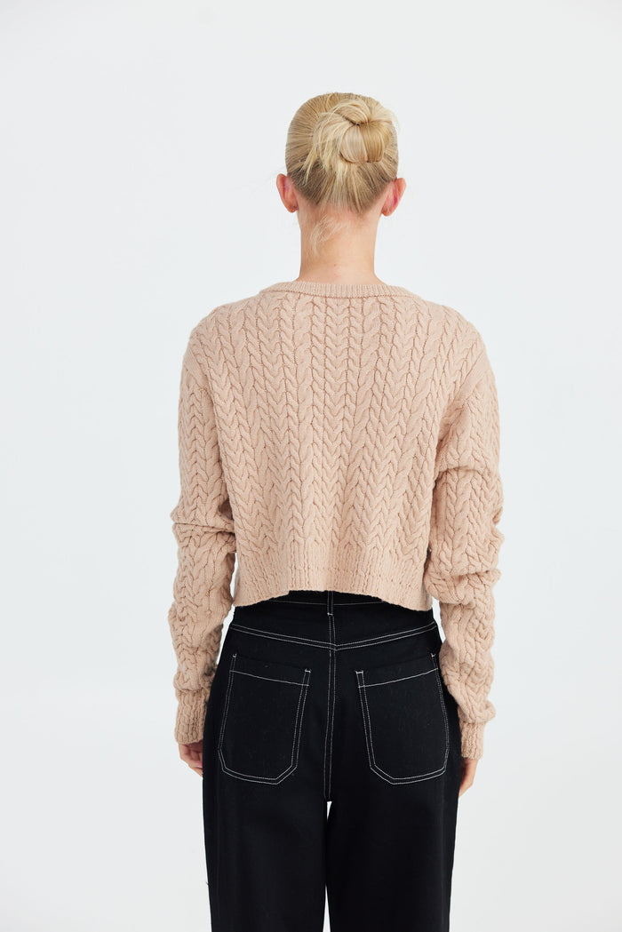 Clover Knit (Latte)