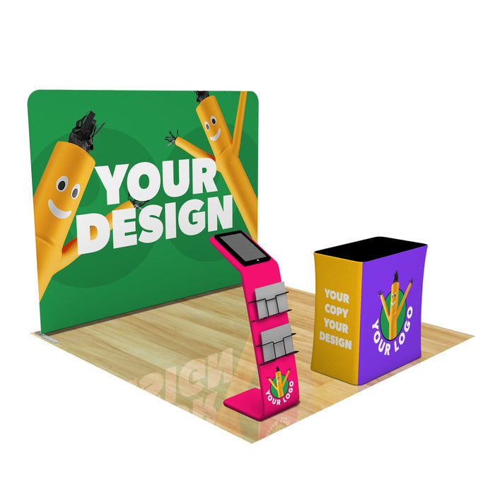 Fabric & Frame / + Media Stand & Podium / None