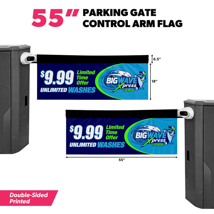 55 in. x 18 in. / Double-Sided