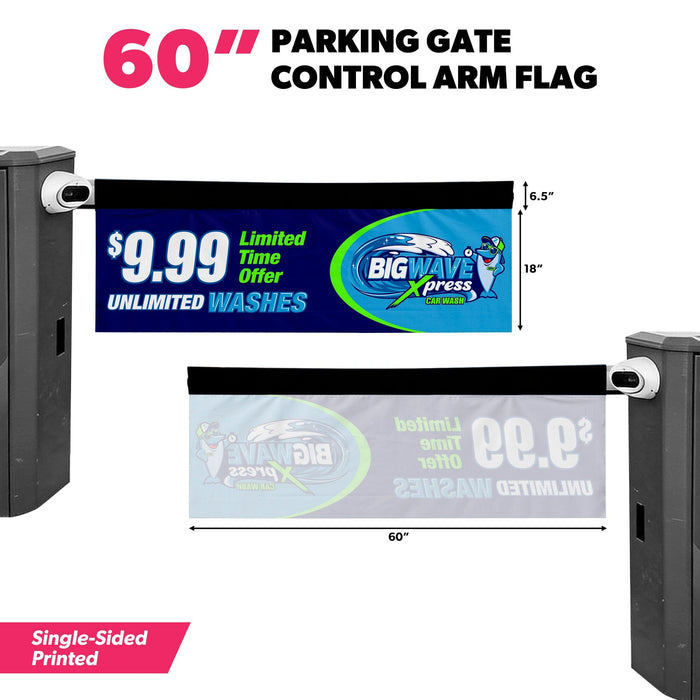 60 in. x 18 in. / Single-Sided