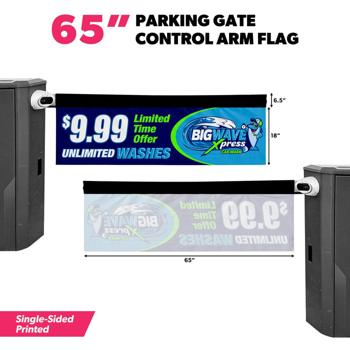 65 in. x 18 in. / Single-Sided