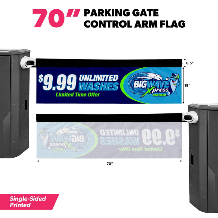 70 in. x 18 in. / Single-Sided