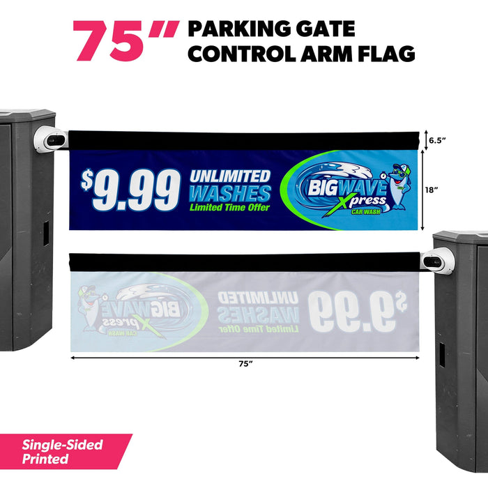 75 in. x 18 in. / Single-Sided