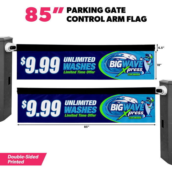85 in. x 18 in. / Double-Sided