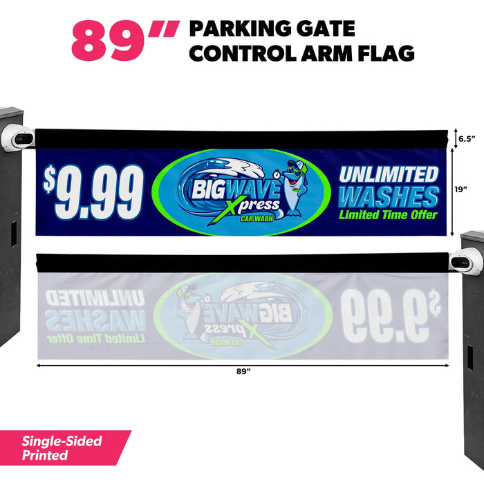 89 in. x 19 in. / Single-Sided