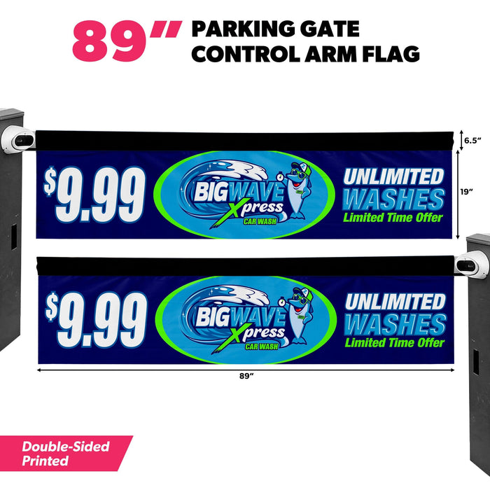 89 in. x 19 in. / Double-Sided