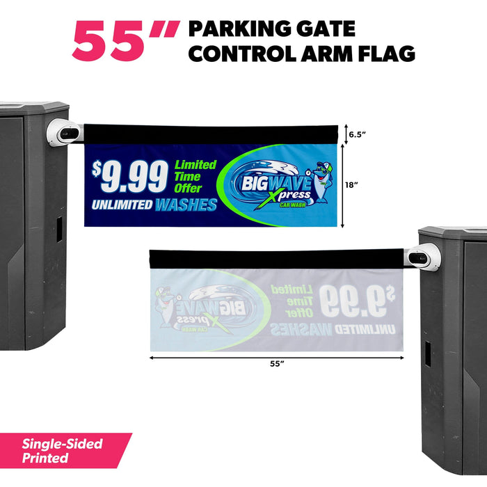 55 in. x 18 in. / Single-Sided