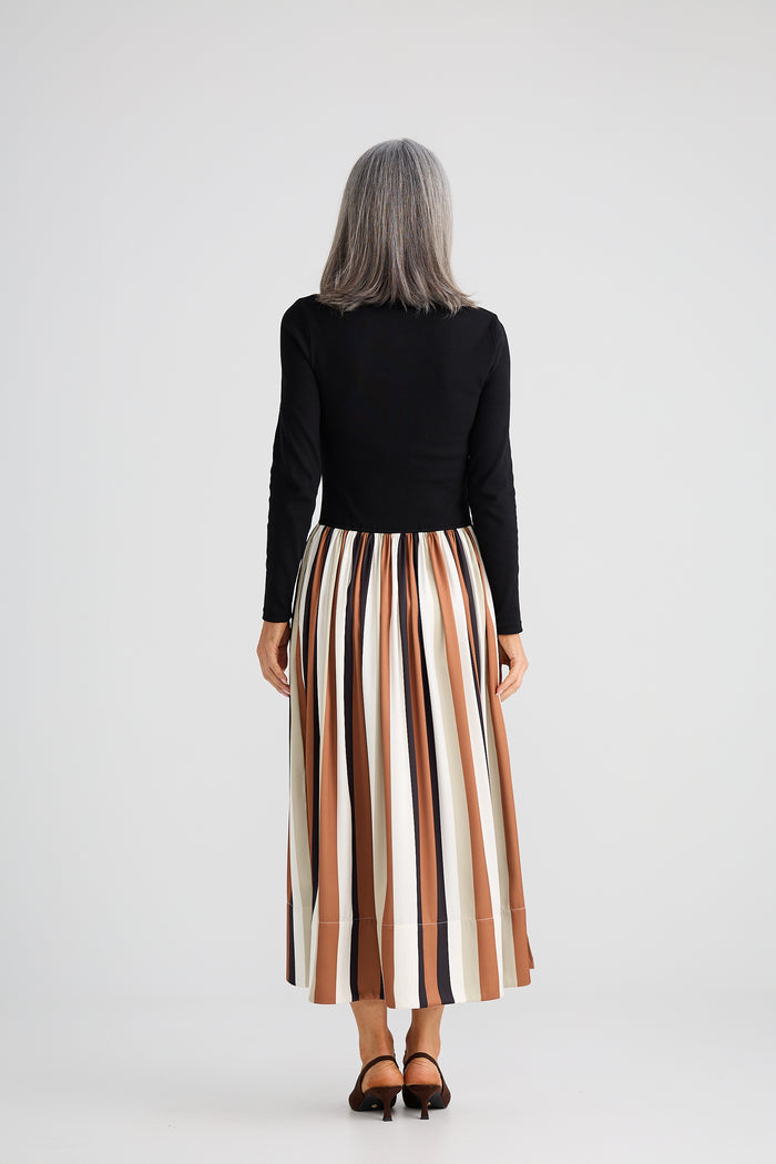 Brave + True Daphne Long Sleeve Dress in Oakley Stripe | Women's Clothing | Gretel Lane