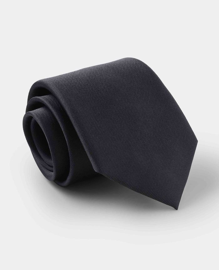 Men's Brown Silk Tie rolled up
