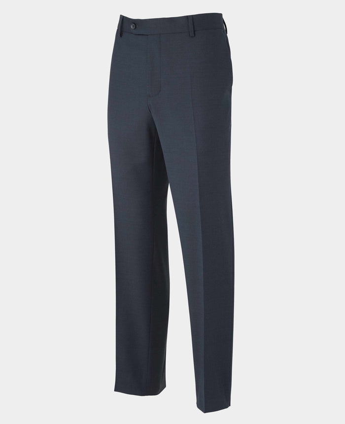 Men's Navy Wool Blend Suit Trousers mannequin