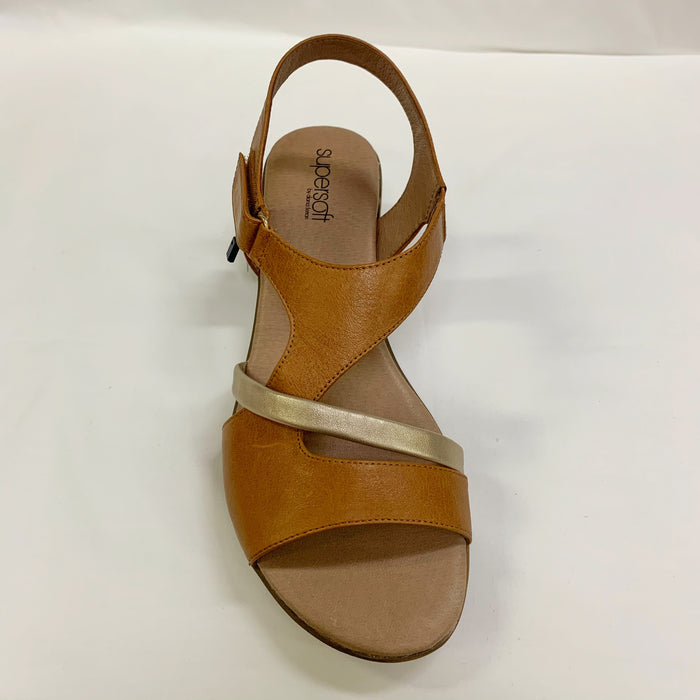 Denna Leather Sandals - Tan