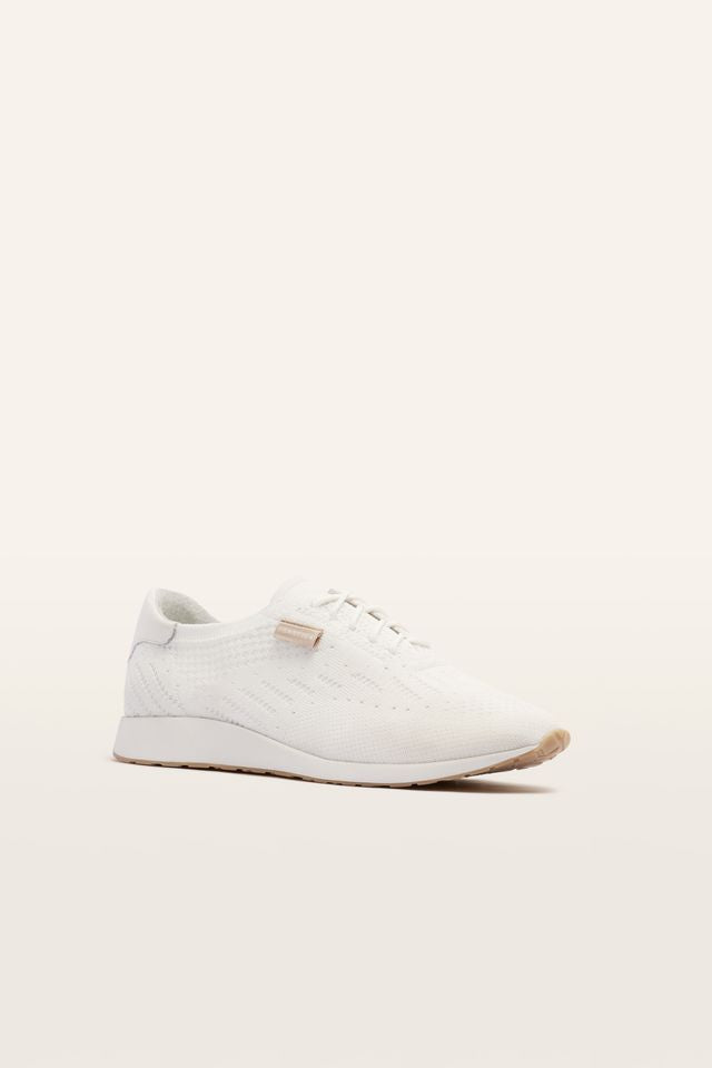 White Knit Women's Sneaker | Gretel Lane
