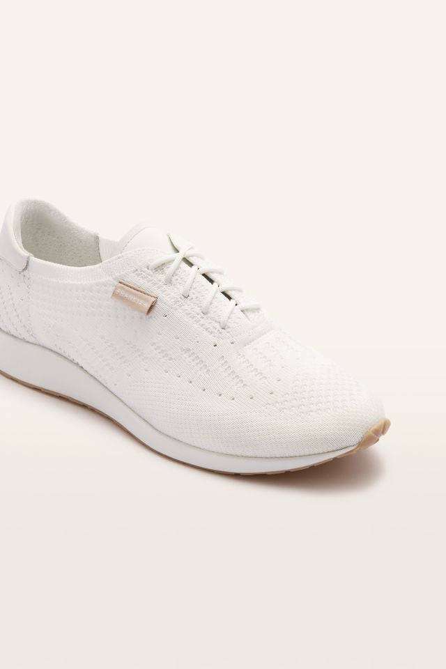 White Knit Women's Sneaker | Gretel Lane
