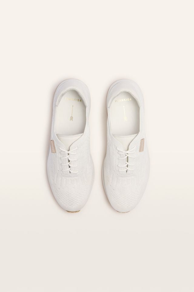 White Knit Women's Sneaker | Gretel Lane