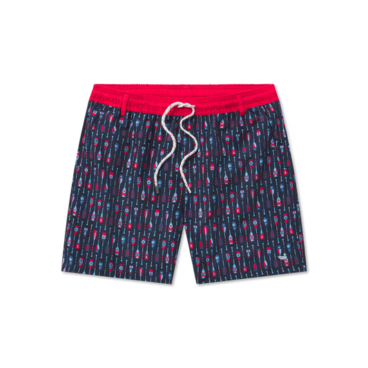 Navy and Red