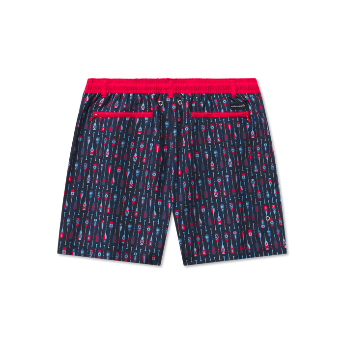 Navy and Red | Back