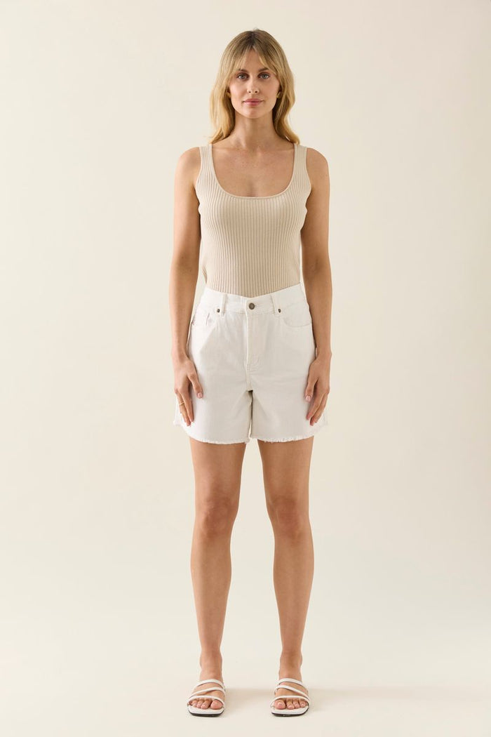 Duke Denim Shorts (Salt)