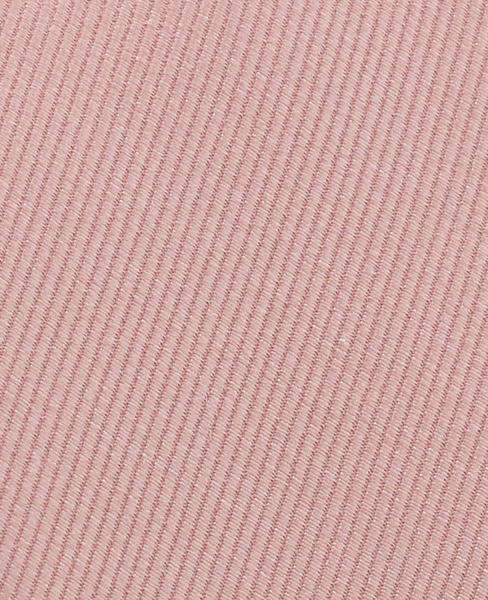 Men's Dusty Pink Fine Twill Silk Tie fabric detail