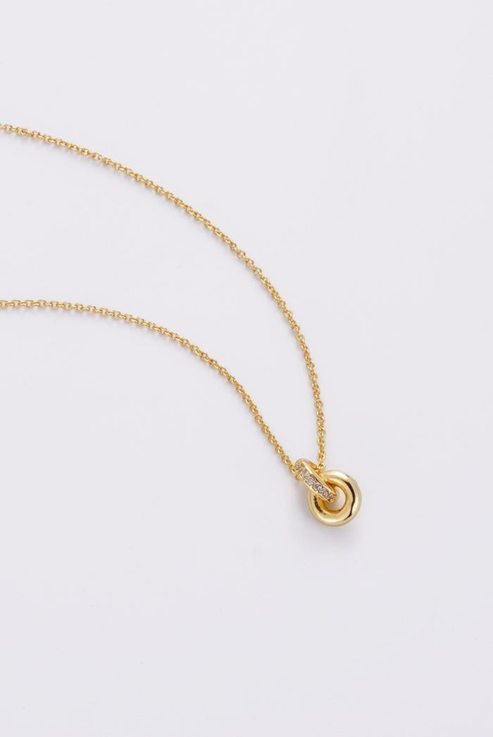 Zafino Women's Gold Elle Knot Pendant Necklace | Gretel Lane