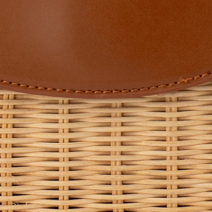 Elle Wicker Top Handle (Tan)