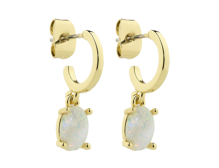 Liberté Emery Opal Drop Earring in Gold | Women's Jewellery | Gretel Lane