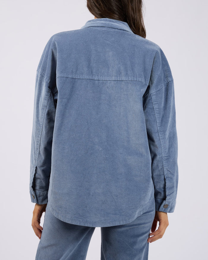 light blue cotton corduroy jacket | All About Eve