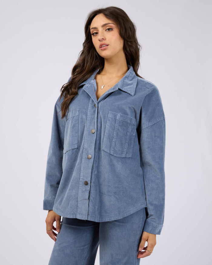 soft cotton corduroy oversized shacket