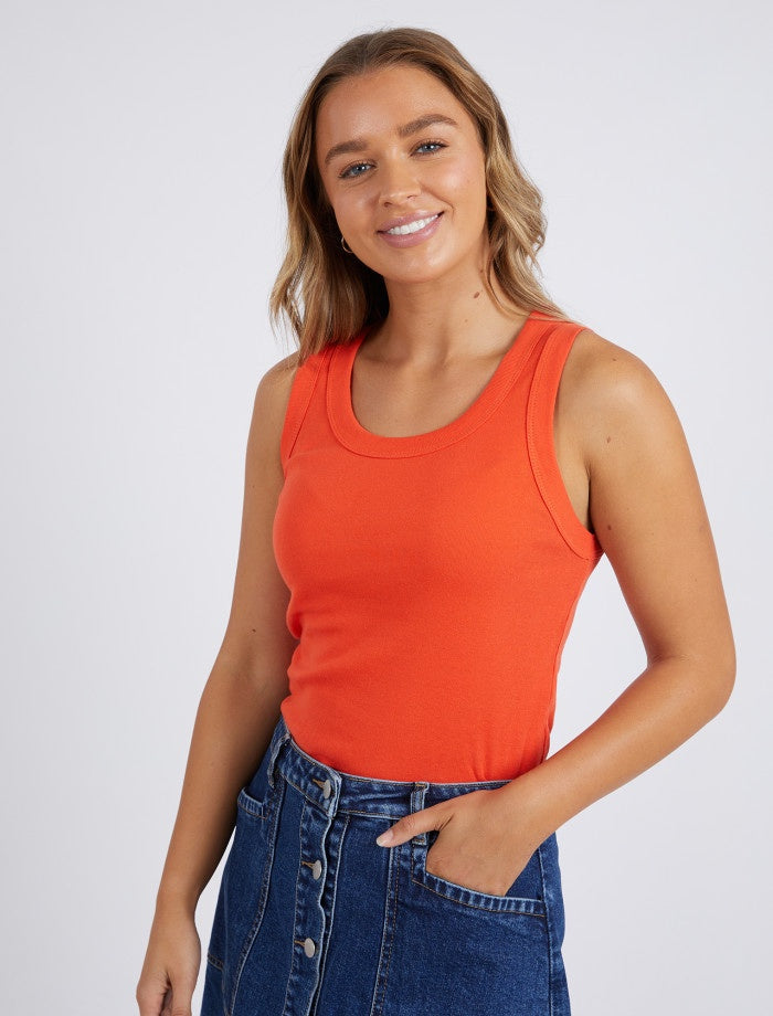 Foxwood Esme Tank in Spicy Orange | Gretel Lane Australia