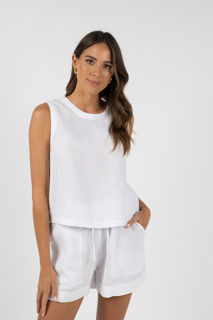 Evita Top (White)