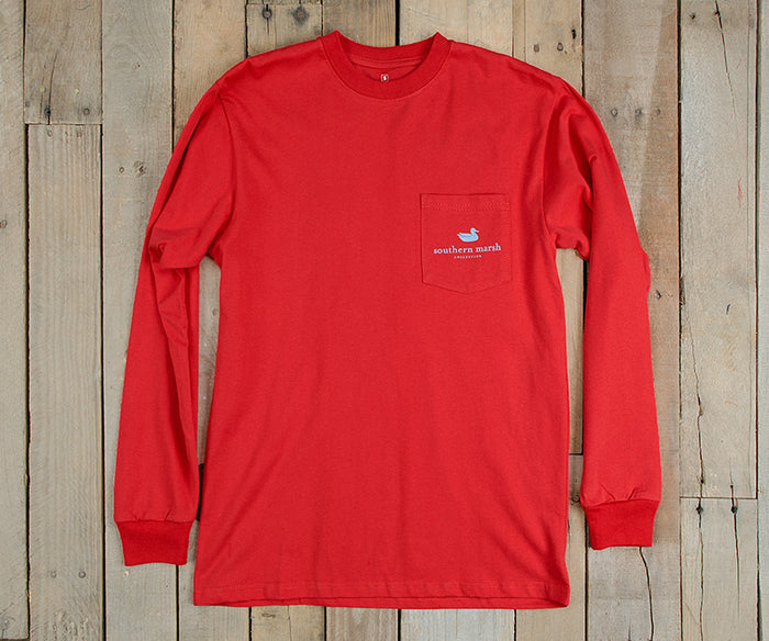 Red | Expedition Series Tee - Marlin - Long Sleeve