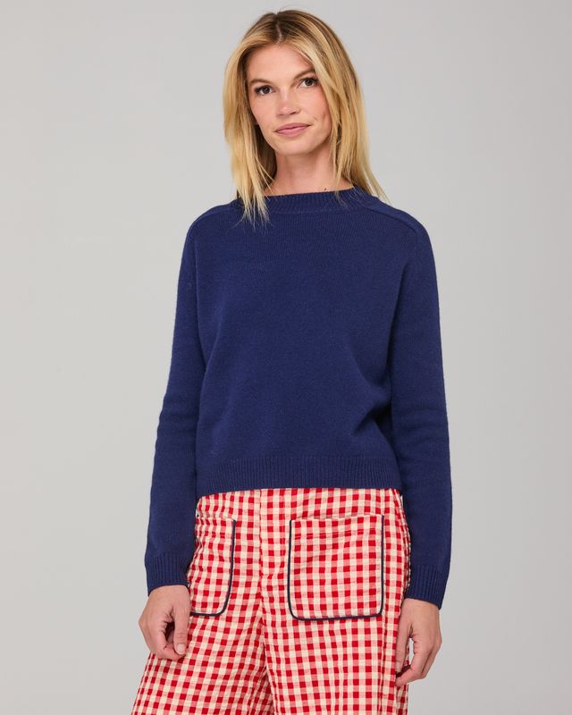 Boom Shankar Women's Red Seersucker Fay Pant | Gretel Lane