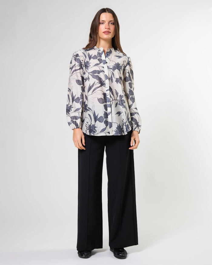 Stella + Gemma Faye Button Through Blouse in Moonlit Stem | Women's Clothing | Gretel Lane