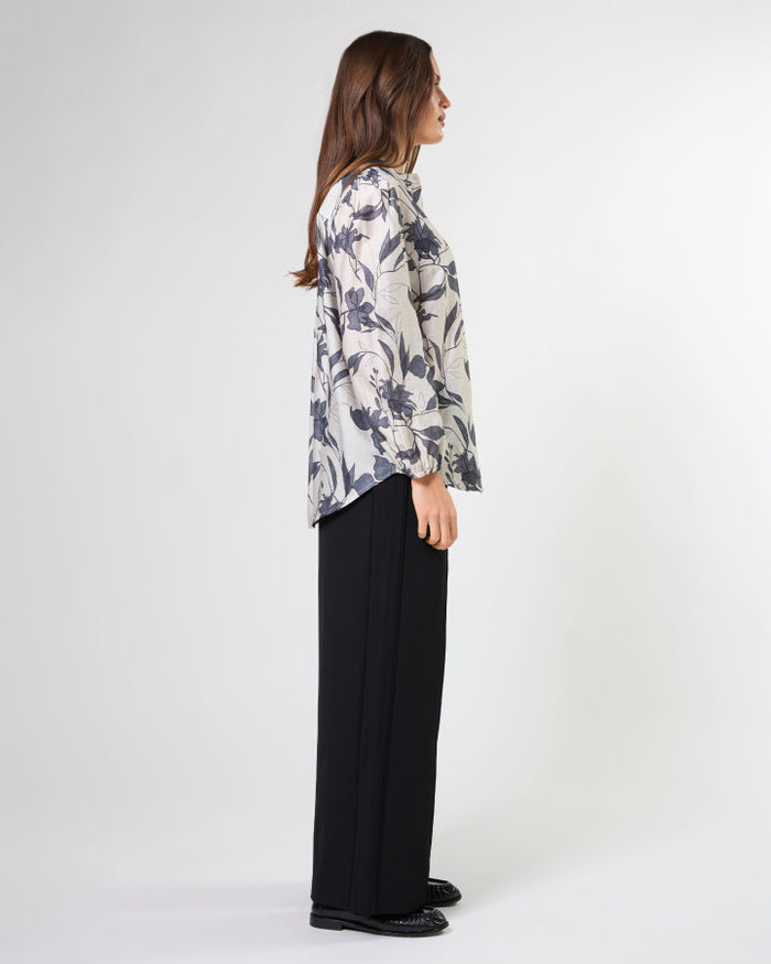 Stella + Gemma Faye Button Through Blouse in Moonlit Stem | Women's Clothing | Gretel Lane