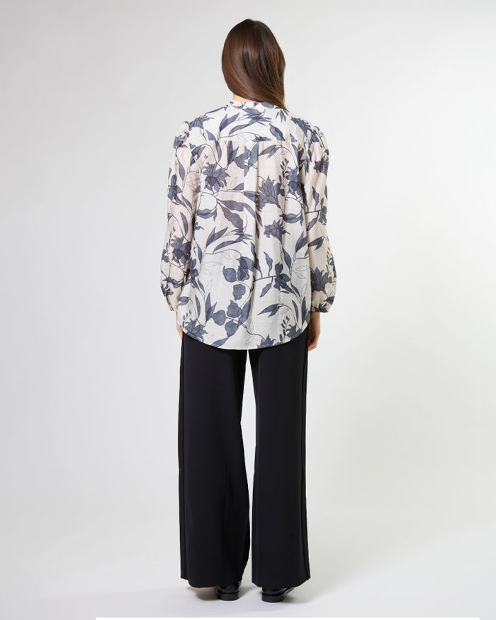 Stella + Gemma Faye Button Through Blouse in Moonlit Stem | Women's Clothing | Gretel Lane