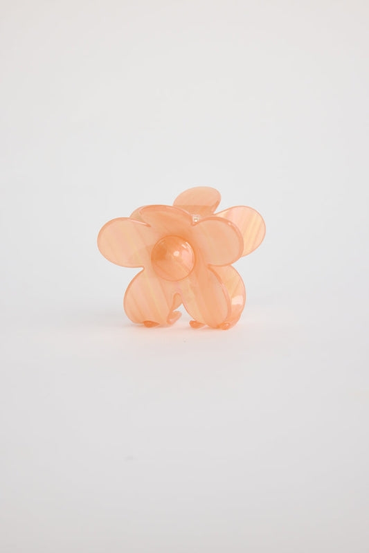 Flower Power Hair Claw (Apricot)