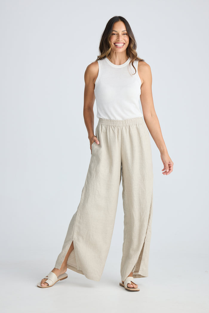 Fly Away Pant (Natural Linen)