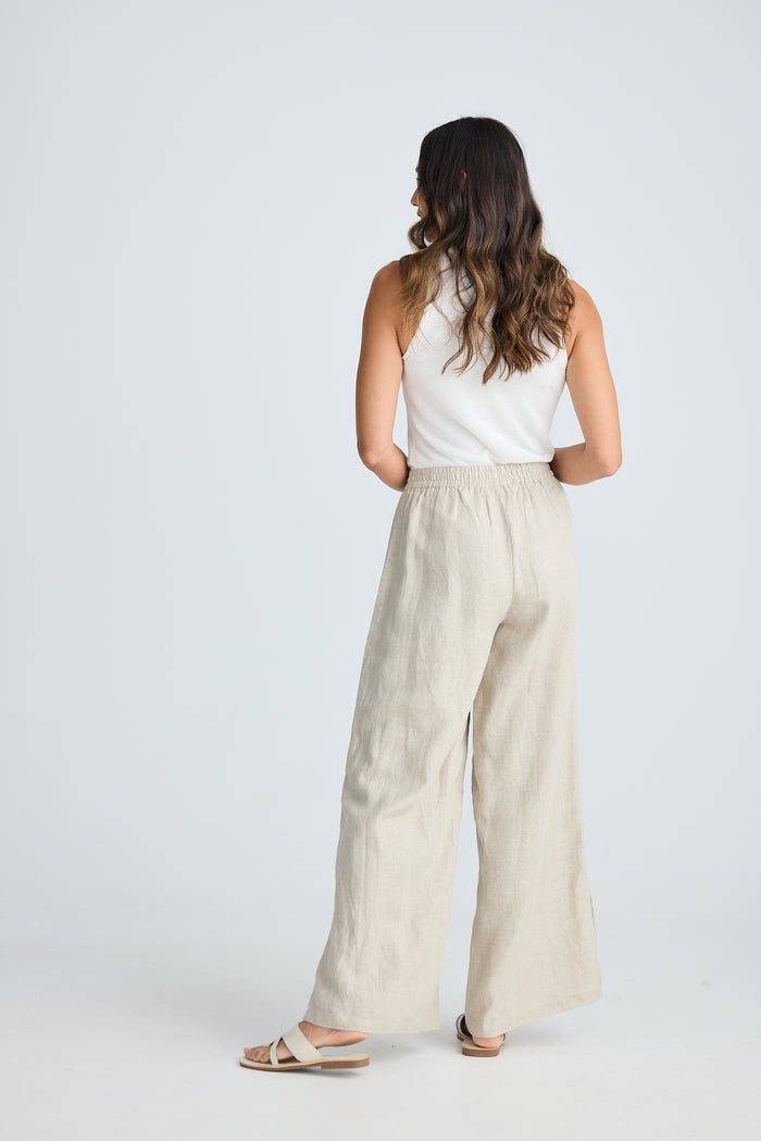 Fly Away Pant (Natural Linen)