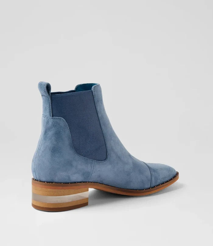 Forda (Denim-Denim Metallic Suede)