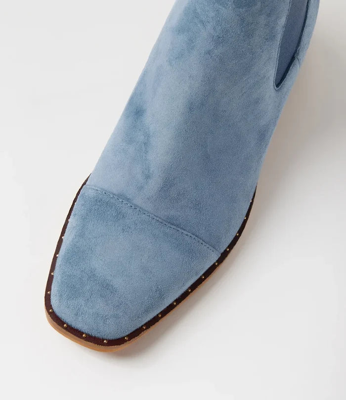 Forda (Denim-Denim Metallic Suede)