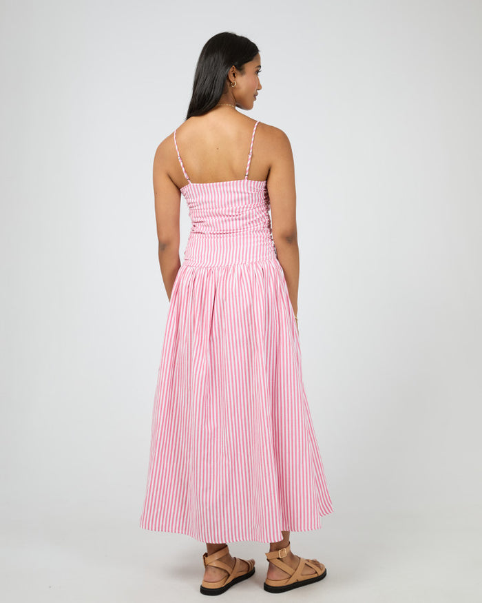 women’s striped pink maxi dress All About Eve