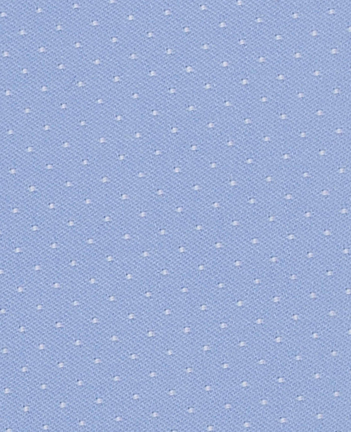 francis blue pinspot dobby made to measure shirt fabric detail