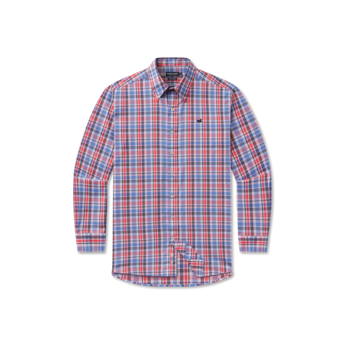 Navy & Red Plaid | Front