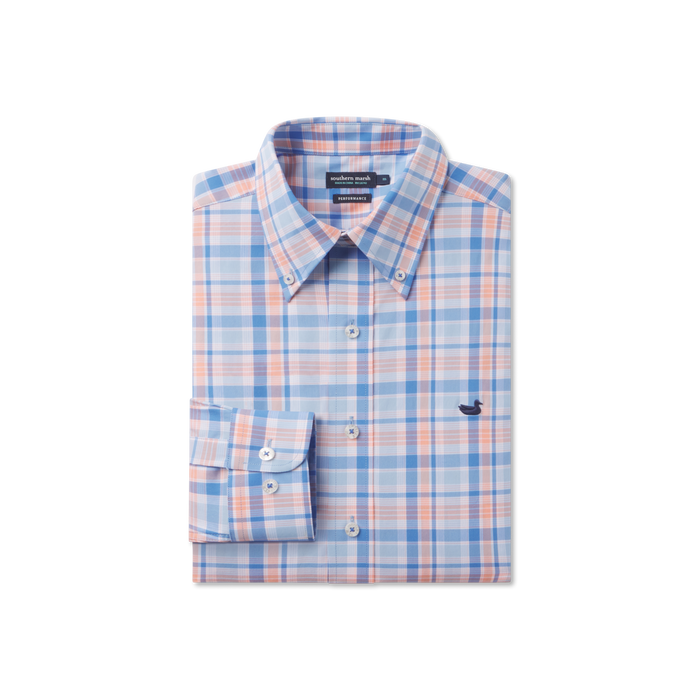 Royal & Orange Plaid