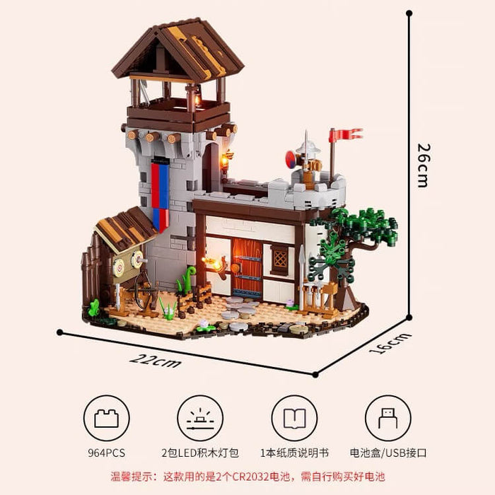 Funwhole F9048 Medieval soldier training ground