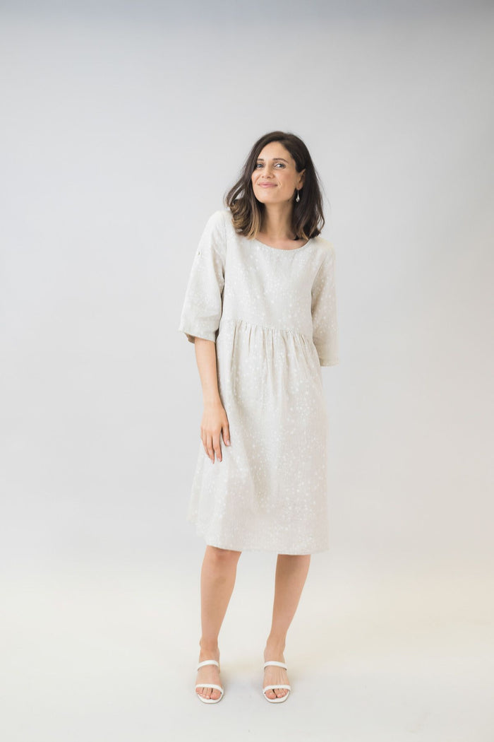 Women's midi dress in Galaxy Sand | Naturals by O&J