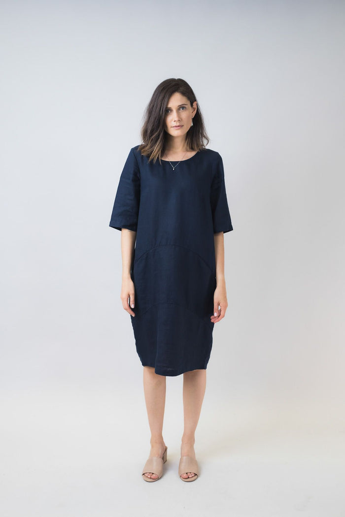 women's 100% linen dress by Naturals by O&J