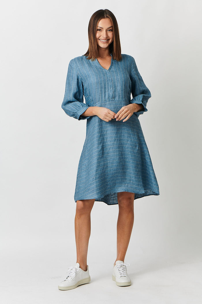 women’s 100% Linen Dress | Naturals by O&J