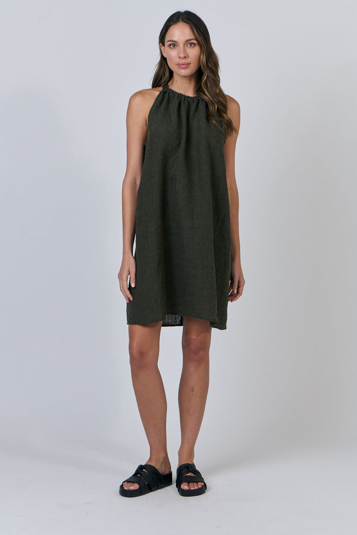 Licorice Mini Dress | Naturals by O&J GA630