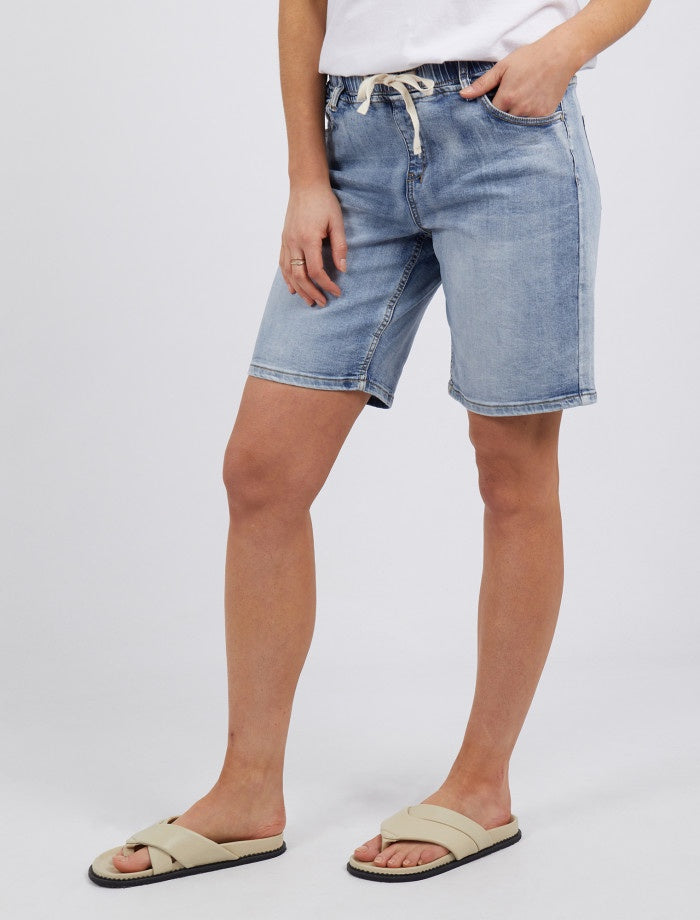 Foxwood Gabby Bermuda Short in Mid Blue | Gretel Lane Australia