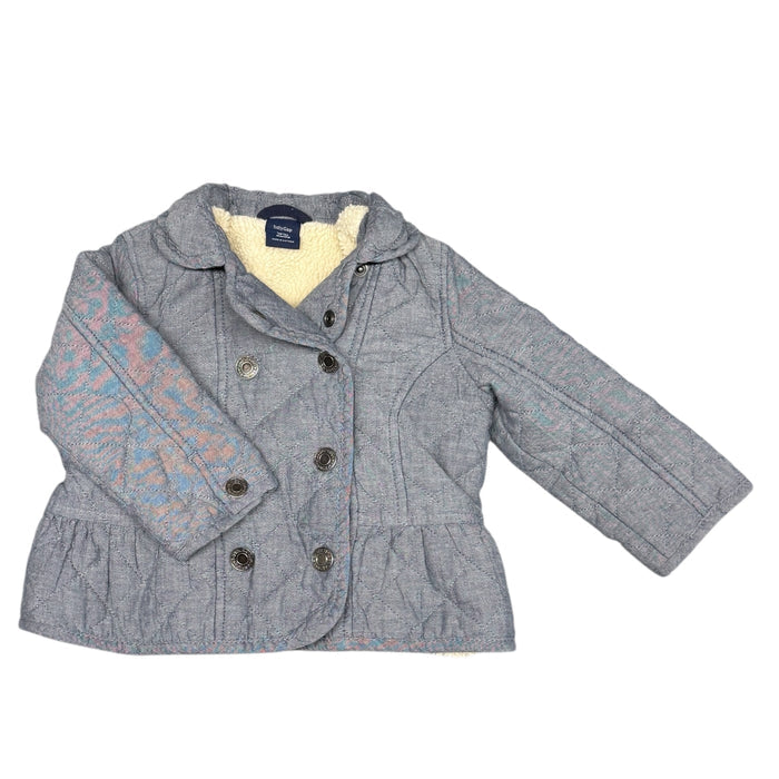 Gap | Chambray Quilted Barn Jacket | 18-24m